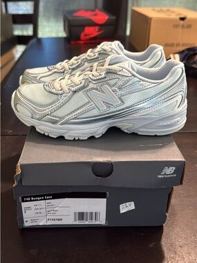 Brand new 740 New Balance Blue size 2 Kids